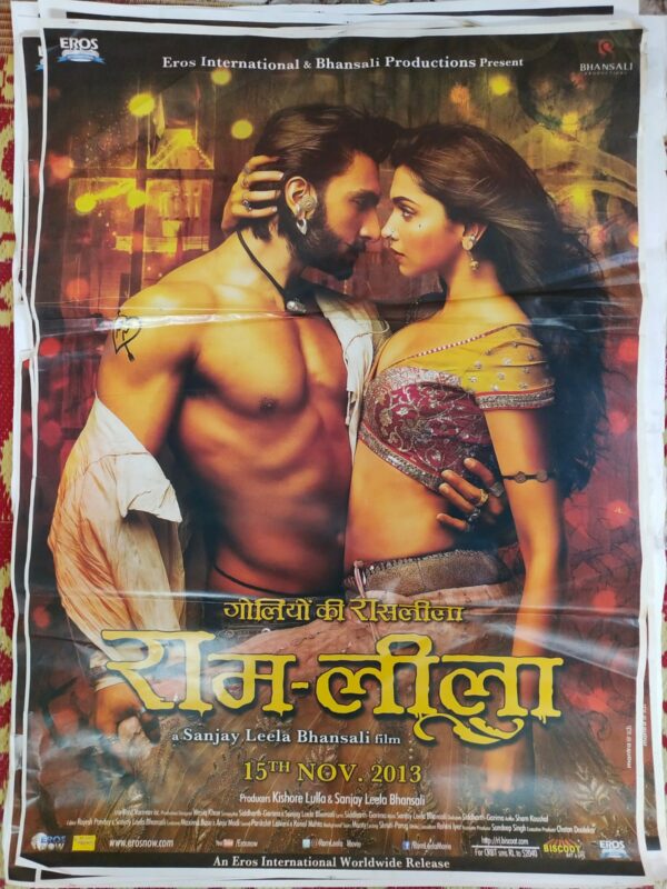 RAM-LEELA Bollywood movies poster