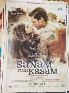 SANAM TERI KASAM Bollywood movies poster