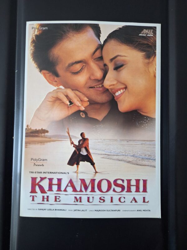 KHAMOSHI Bollywood movie booklet