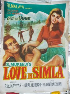 LOVE IN SIMLA Bollywood movies poster