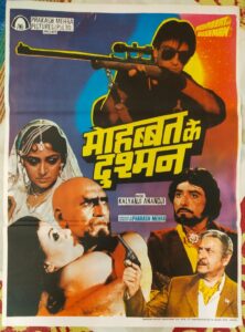 MOHABBAT KE DUSHMAN Bollywood movies poster