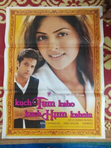 KUTCH TUM KAHO KUCH HUM KAHEIN Bollywood movies poster