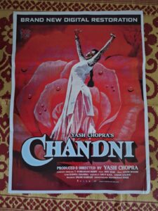 CHANDNI Bollywood movies poster
