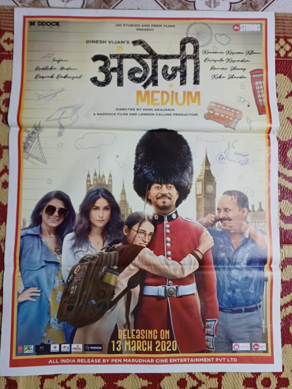 ANGREZI MEDIUM Bollywood movies poster