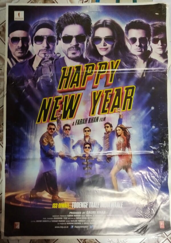HAPPY NEW YEAR Bollywood movies poster