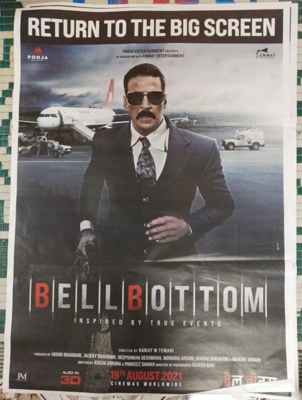 BELL BOTTOM Bollywood movies poster