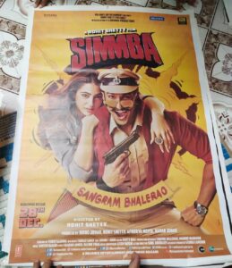 SIMMBA Bollywood movies poster