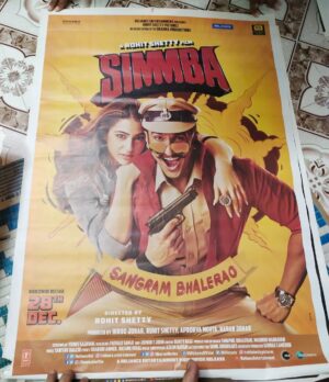 SIMMBA Bollywood movies poster