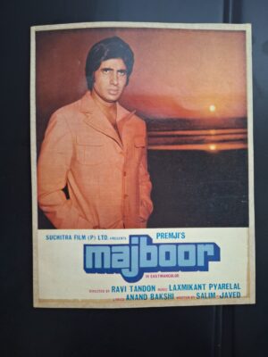 MAJBOOR Bollywood movies booklet