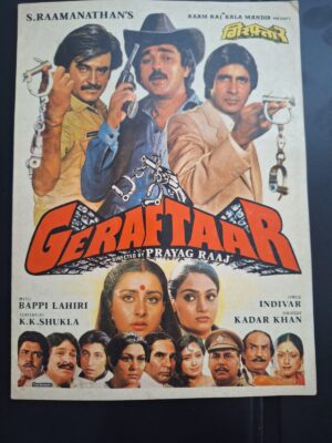 GERAFTAAR Bollywood movies booklet