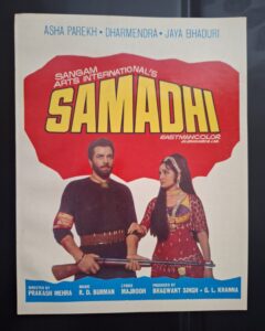 SAMADHI Bollywood movies booklet 