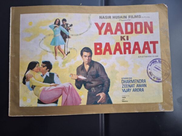 YAADON KI BAARAT Bollywood movies booklet