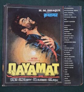 QAYAMAT Bollywood movies booklet
