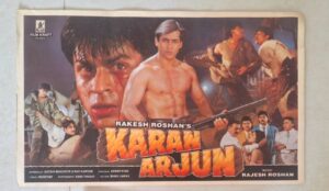 KARAN ARJUN Bollywood movie booklet
