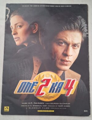 ONE 2 KA 4 Bollywood movie booklet