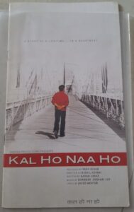 KAL HO NA HO Bollywood movie booklet