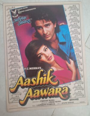 AASHIK AWARA Bollywood movies booklet
