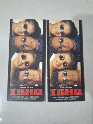 ISHQ Bollywood movies booklet