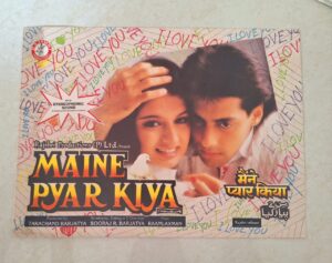 MAINE PYAR KIYA Bollywood movies booklet