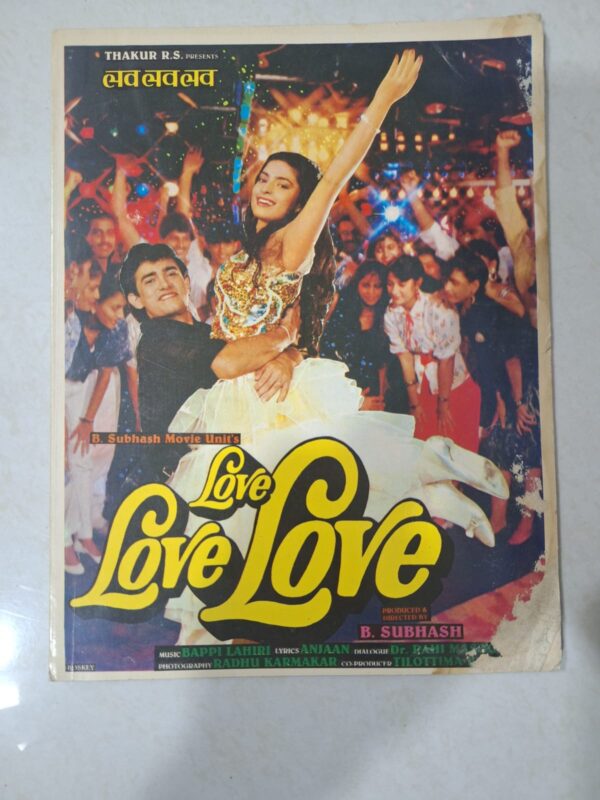 LOVE LOVE LOVE Bollywood movies booklet