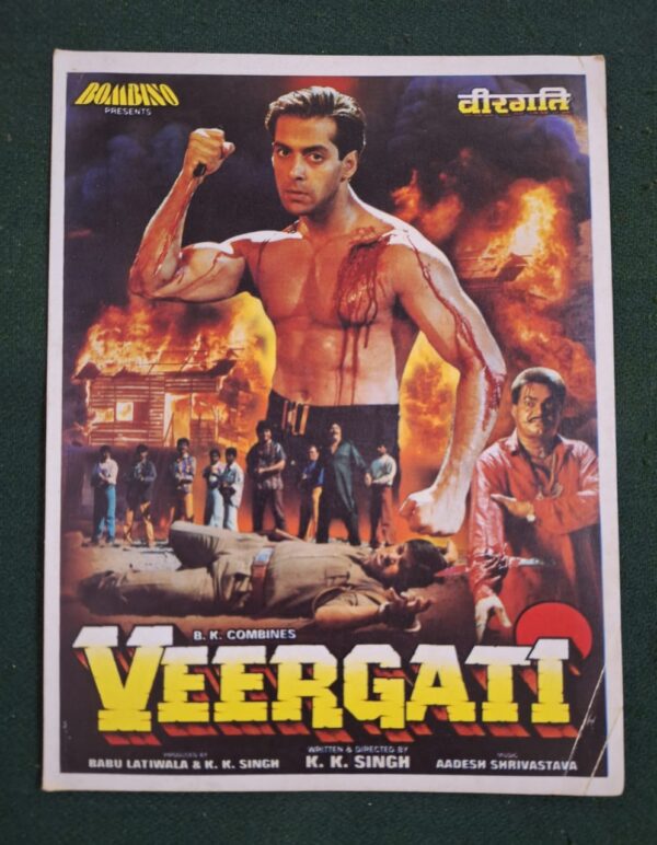 VEERGATI Bollywood movies booklet
