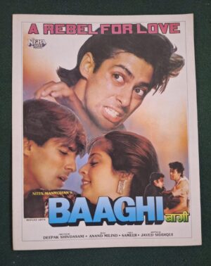 BAAGHI Bollywood movies booklet