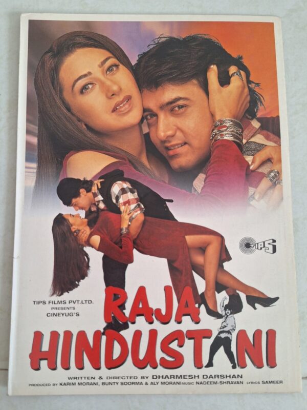 RAJA HINDUSTANI Bollywood movies booklet