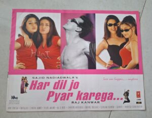 HAR DIL JO PYAR KAREGA Bollywood movies booklet