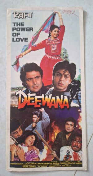 DEEWANA Bollywood movies booklet