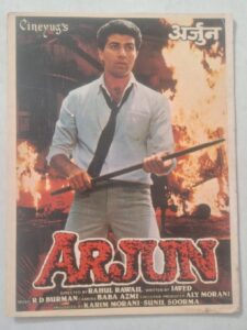 ARJUN Bollywood movie booklet