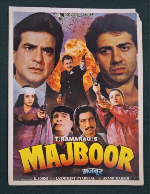 MAJBOOR Bollywood movie booklet
