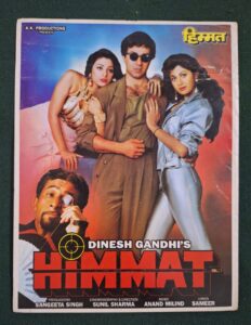 HIMMAT Bollywood movie booklet