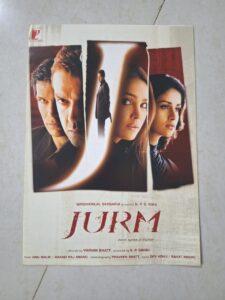 JURM Bollywood movie booklet