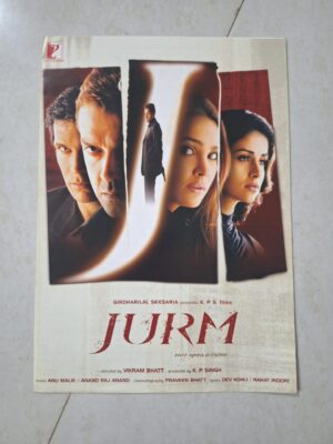 JURM Bollywood movie booklet