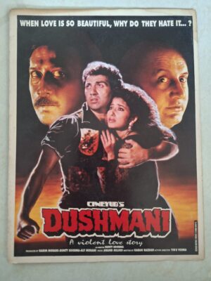 DUSHMANI Bollywood movie booklet