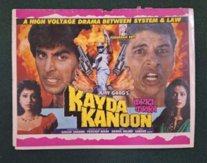 KAYDA KANOON Bollywood movie booklet