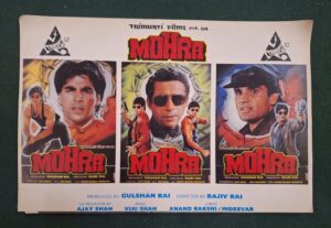 MOHRA Bollywood movie booklet