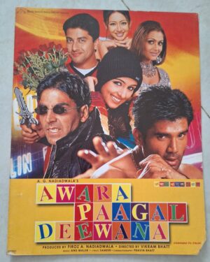 AWARA PAAGAL DEEWANA Bollywood movie booklet