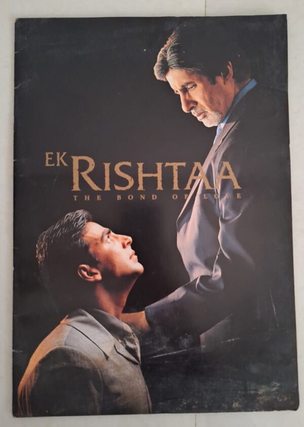 EK RISHTAA Bollywood movie brochure