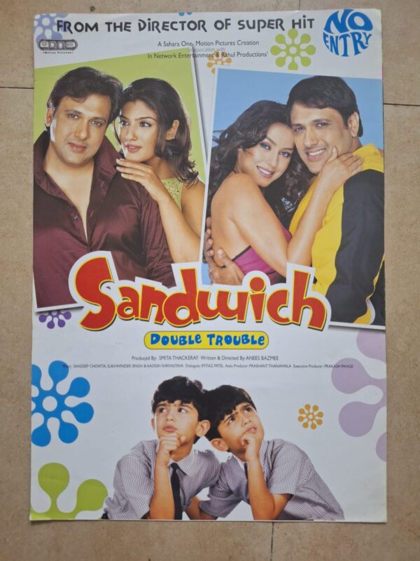 SANDWICH Bollywood movie booklets