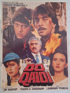 DO QAIDI Bollywood movie booklets
