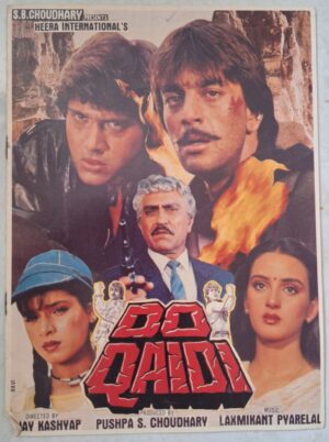 DO QAIDI Bollywood movie booklets