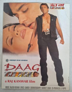 DAAG THE FIRE Bollywood movie booklets