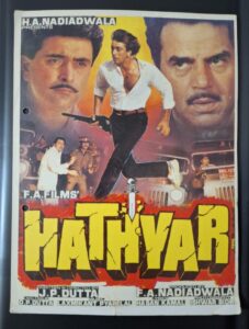 HATHYAR Bollywood movie booklets