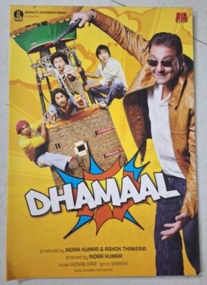 DHAMAAL Bollywood movie booklets