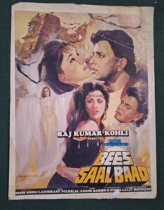 BEES SAAL BAAD Bollywood movie booklets