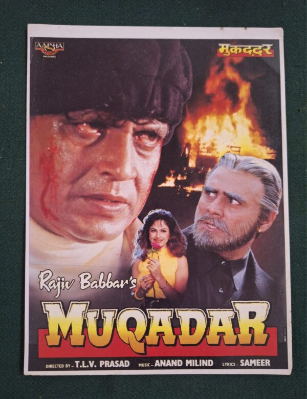 MUQADAR Bollywood movie booklets