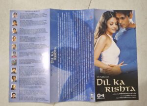 DIL KA RISHTA Bollywood movie booklets