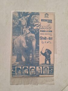ZIMBO Bollywood movies vintage booklet