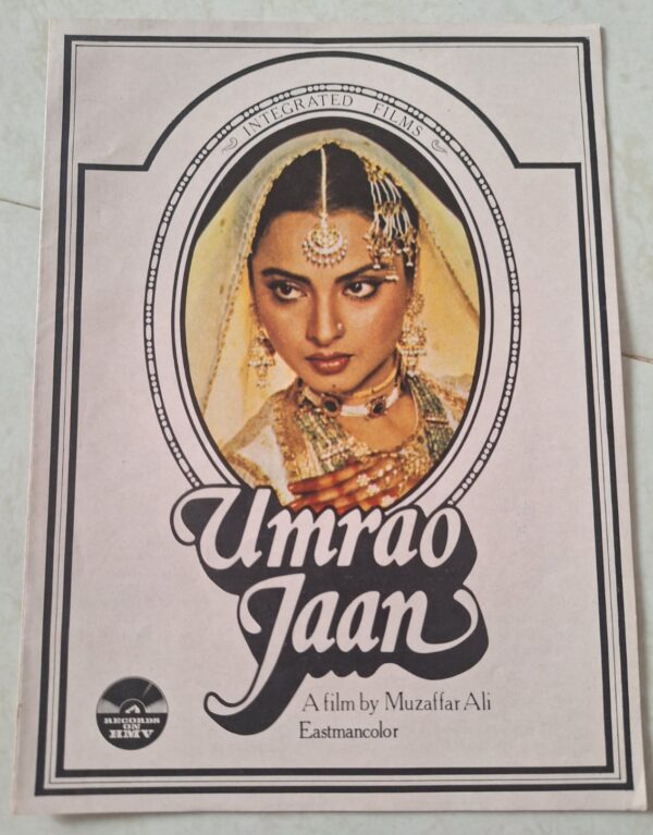 UMRAO JAAN Bollywood movies vintage booklet